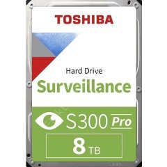 Изображение товара 3.5" Toshiba S300 Pro Surveillance 8ТБ, SATA III, 512 Mb, 7200 rpm (MD10ADA800V)