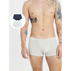 Изображение товара Трусы-боксеры (2 шт.) MARK FORMELLE 411122-2 мужские, цвет серый, размер 48
