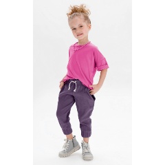 Изображение товара Костюм Amarobaby JUMP AB-OD21-JUMP22/2517-110 для девочек, цвет фуксия/сиреневый, размер 104-110