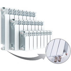 Изображение товара Радиатор Rifar BASE 200 х14 сек НП прав биметаллический для отопления