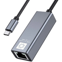 Изображение товара Кабель-адаптер 5bites UA3C-45-14BK USB3.1 RJ45 1G AL серый