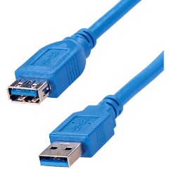 Изображение товара Кабель удлинитель 5bites UC3011-005F USB3.0 / AM-AF / 0.5M