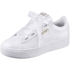 Кроссовки PUMA 36641902 Vikky Platform Ribbon P женские, цвет белый, размер  39 — купить в интернет-магазине ОНЛАЙН ТРЕЙД.РУ