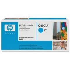 Изображение товара Картридж HP Q6001A Cyan для Color LJ1600 и LJ2600 оригинальный