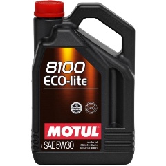 Изображение товара Моторное масло MOTUL 8100 Eco-Lite 5W-30 синтетическое 5 л (108214)