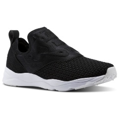 Кроссовки REEBOK CM9809 FURYLITE SLIP ON WOVEN женские, цвет черный, размер  37 — купить в интернет-магазине ОНЛАЙН ТРЕЙД.РУ