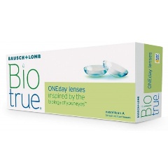 Изображение товара Контактные линзы Biotrue ONEday 30 pk (-1.50/8.6/14.2)