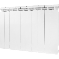 Изображение товара Радиатор Global STYLE EXTRA 500 14 секций боковое подключение (белый RAL 9010), биметаллический