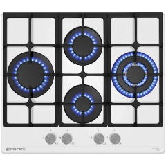 Изображение товара Газовая варочная панель Meferi MGH604WH GLASS ULTRA 4 конфорки стекло
