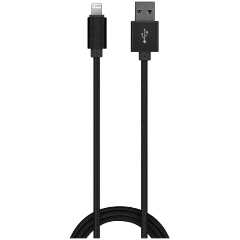 Изображение товара Кабель KS-is KS-292B-1 USB-Lightning черный 1м