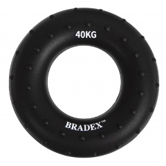 Изображение товара Кистевой эспандер 40 кг круглый массажный черный для тренировки рук и реабилитации