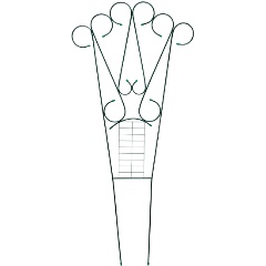 Изображение товара Шпалера Комбинированная 0,95х2 м для поддержки растений и декоративных культур