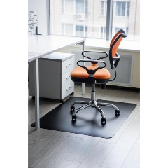 Изображение товара Коврик напольный BSL для паркета/ламината черный (прямоугольный, полипропилен, 900х1200 мм)