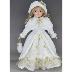 Изображение товара Фарфоровая кукла Белоснежка для декора высокого качества