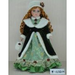 Изображение товара Кукла фарфоровая "Забава"