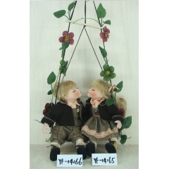 Изображение товара Фарфоровые куклы Вилли и Полли для декора, коллекционные фигуры