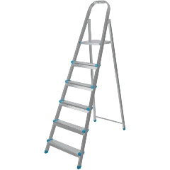 Изображение товара Лестница-стремянка КУРС стальная, 6 ступеней, 65328
