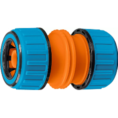 Изображение товара Муфта ремонтная GRINDA для шланга, из ударопрочного пластика с TPR, 1/2" - 3/4"