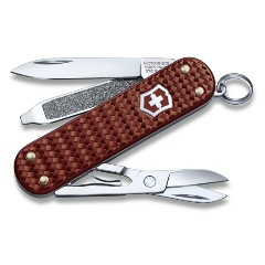 Изображение товара Нож-брелок VICTORINOX Classic SD Precious Alox Hazel Brown, 58 мм, 5 функций, коричневый