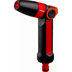 Изображение товара Пистолет поливочный GRINDA двухкомпонентный с регулятором напора, плавная регулировка