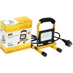 Изображение товара Прожектор IEK СДО 06-20П 6500К IP65 переносной черн., LPDO603-020-65-K02