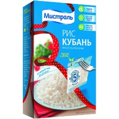 Изображение товара Рис МИСТРАЛЬ Кубань 5х80 г