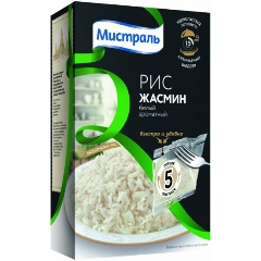 Изображение товара Рис МИСТРАЛЬ Жасмин 5х80 г