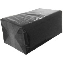 Изображение товара Салфетки бумажные 24x24 см 2-сл черные, 250 листов