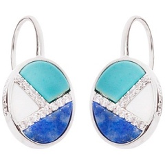 Изображение товара Серьги Fiore Luna AP3719 M для женщин с кристаллами из бижутерного сплава