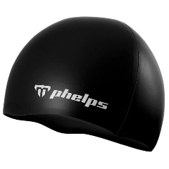 Изображение товара Шапочка для плавания детская PHELPS Classic JR для плавания, Black