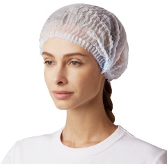 Изображение товара Одноразовая шапочка медицинская Шарлотта голубая 100 шт