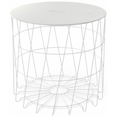 Изображение товара Столик журнальный Sheffilton SHT-CT41 мисандея/белый муар