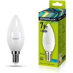 Изображение товара Ergolux LED-C35-7W-E14-4K