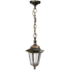 Изображение товара Подвесной уличный светильник Camelion PP4105 черный/бронза
