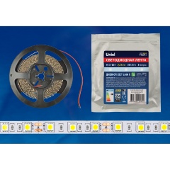 Изображение товара Светодиодная лента Uniel ULS-M22-5050-30LED/m-10mm-IP20-DC12V-7,2W/m-5M-6500K PROFI