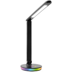 Изображение товара Светильник настольный Ultraflash UF-822 C02 черный Led 7Вт, димм., 3 цвет.темп., RGB ночник