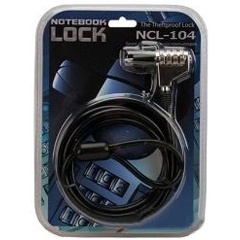 Изображение товара Трос безопасности с кодовым замком A&B Notebook lock NCL-104