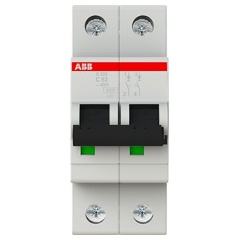 Автоматический выключатель ABB S200 2P 63А C 6кА 2CDS252001R0634 Изображение 1 - купить в интернет магазине с доставкой, цены, описание, характеристики, отзывы