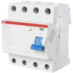 Изображение товара Устройство защитного отключения (УЗО) ABB 4p 40А 100мА тип AC F204 2CSF204001R2400