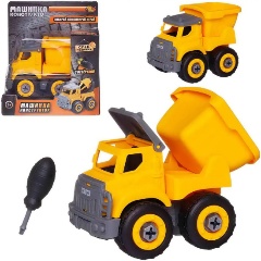 Изображение товара Машинка-конструктор Abtoys Cпецтехника "Городские службы" Самосвал с отверткой