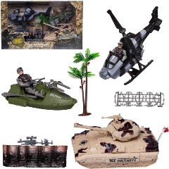 Изображение товара Набор военной техники Abtoys PT-01319 Боевая сила с фигуркой и аксессуарами