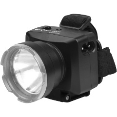 Изображение товара Фонарь налобный AccuFH7-L3W-bk 2 режима работы: 100проц./50проц. IP20 регулир. угол наклона, индикатор зарядки черн. ФАZА 2857644