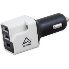 Изображение товара Автомобильное зарядное устройство ARNEZI A0603012, 3хUSB 5В 4.8А