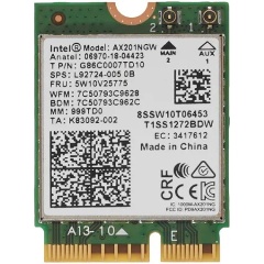 Изображение товара Адаптер Intel Wi-Fi 6 AX201, 2230, 2x2 AX+BT, vPro, 985841