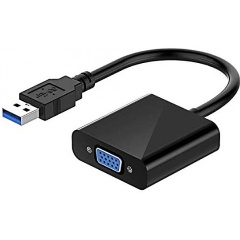 Изображение товара Адаптер KS-is USB 3.0 на VGA KS-406 для расширения и зеркалирования экрана