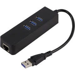 Изображение товара Адаптер USB 3.0 RJ45 Gigabit Ethernet KS-is KS-405 для ноутбуков