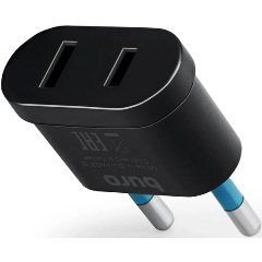 Изображение товара Адаптер-переходник Buro BU-PA02-B (1 розетка) черный