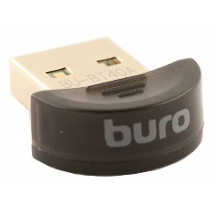 Изображение товара Адаптер Bluetooth USB Buro BU-BT40A 4.0+EDR class 1.5 20м черный (341952) (BT40A)