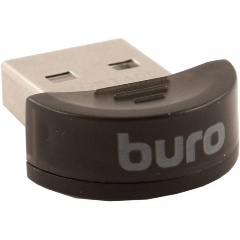 Изображение товара Адаптер Bluetooth USB Buro BU-BT40B 4.0+EDR class 1.5 20м черный (341953) (BT40B)