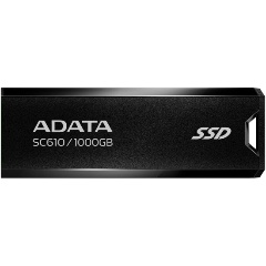 Изображение товара Внешний SSD диск ADATA SC610 USB-C 3.2 Gen 2 1TB черный (SC610-1000G-CBK/RD)